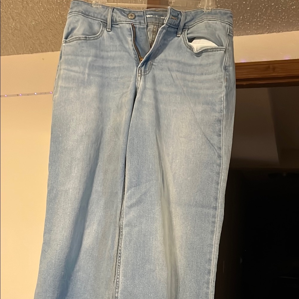 Old Navy Blue Straight Leg Jeans